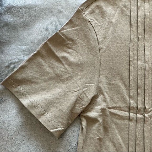 NEW MANFINITY light green knitted crewneck drop shoulder relaxed fit T shirt - Picture 7 of 7